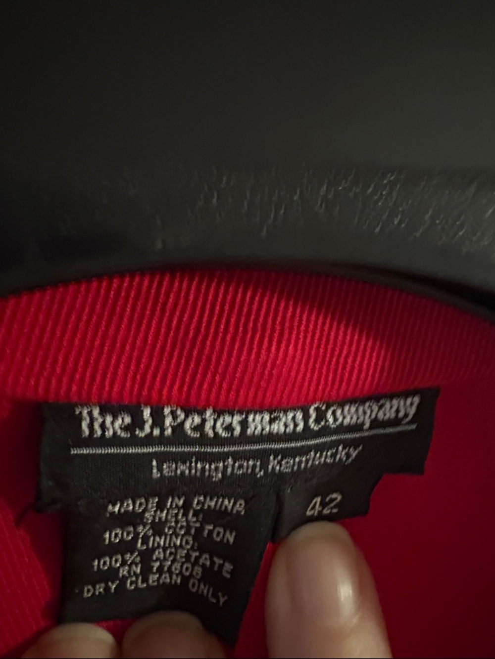 J. Peterman Red Double-Breasted Blazer - Picture 4 of 4